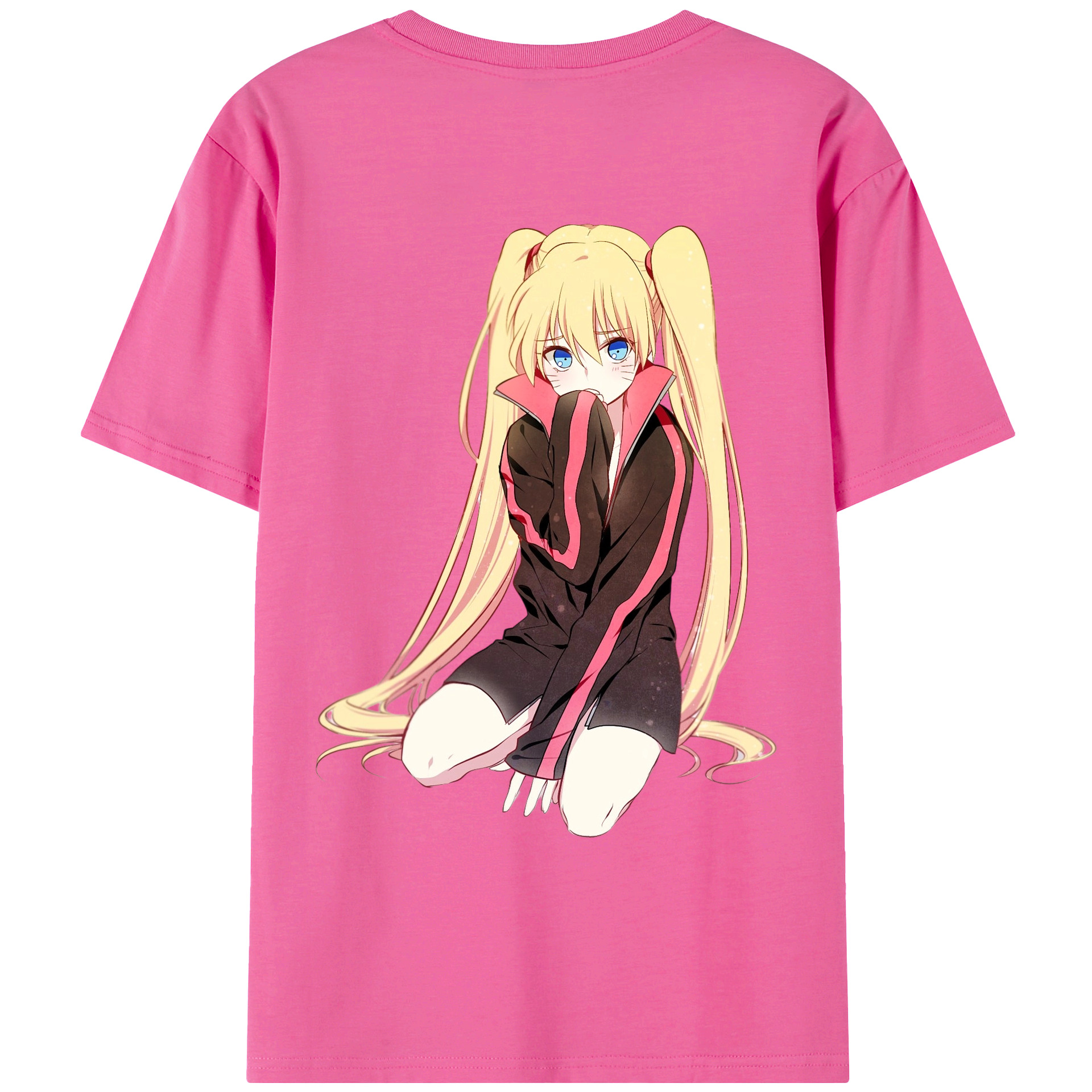 （画像用） NARUTO -ナルト- うずまき ナルト Uzumaki Naruto レディース半袖Tシャツ(バックプリント)